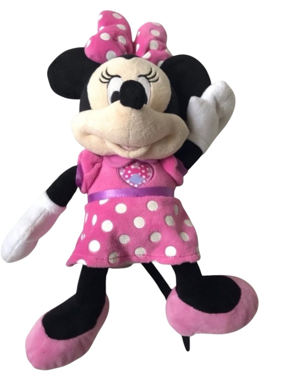 Disney Talking Light Up Minnie Mouse 13 inch Plush Stuffed Character Doll